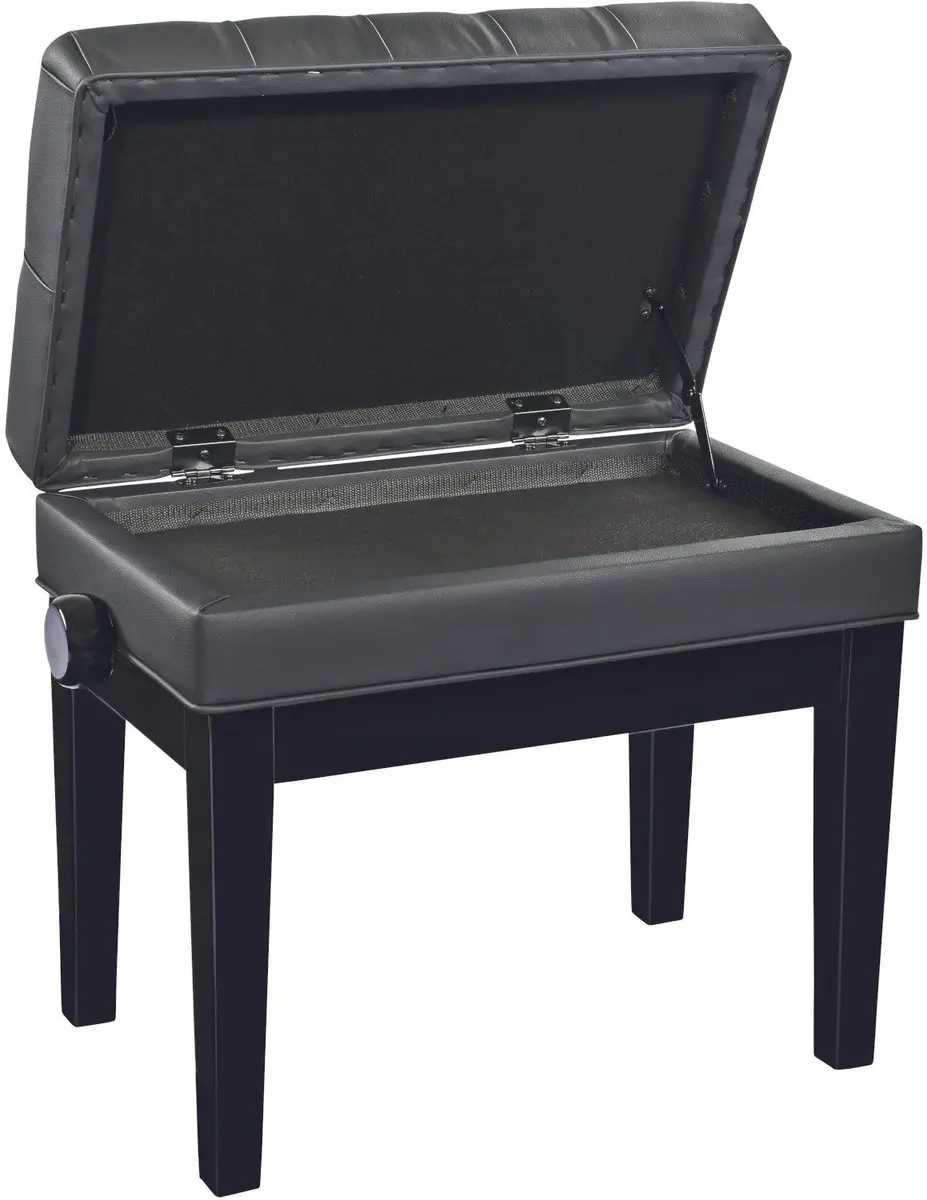 König & Meyer 13986 Piano Bench Deluxe - Hoogglans Zwart