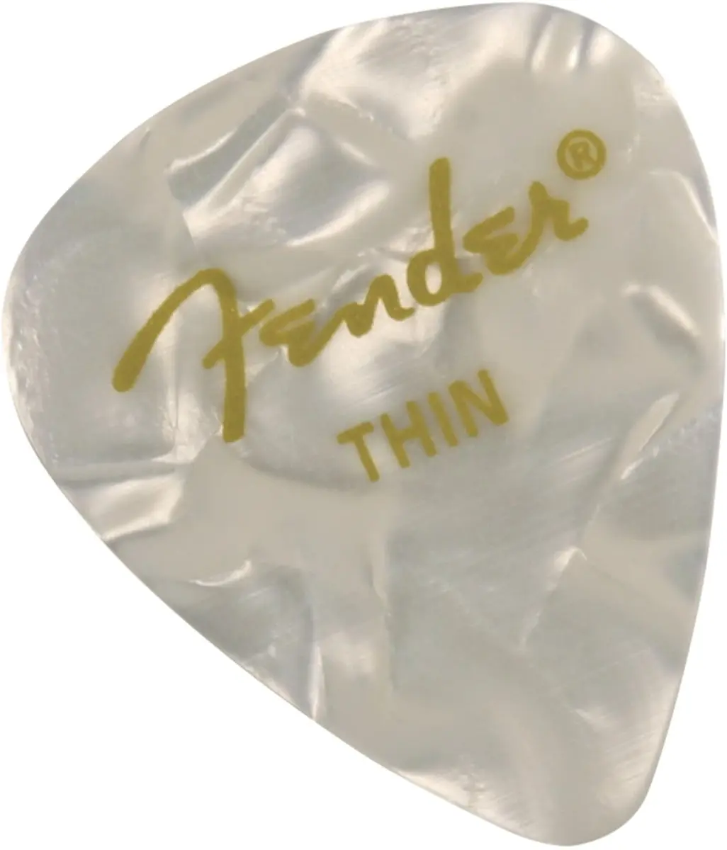 Fender 351 Moto Plectrumset - Wit - 12-delig