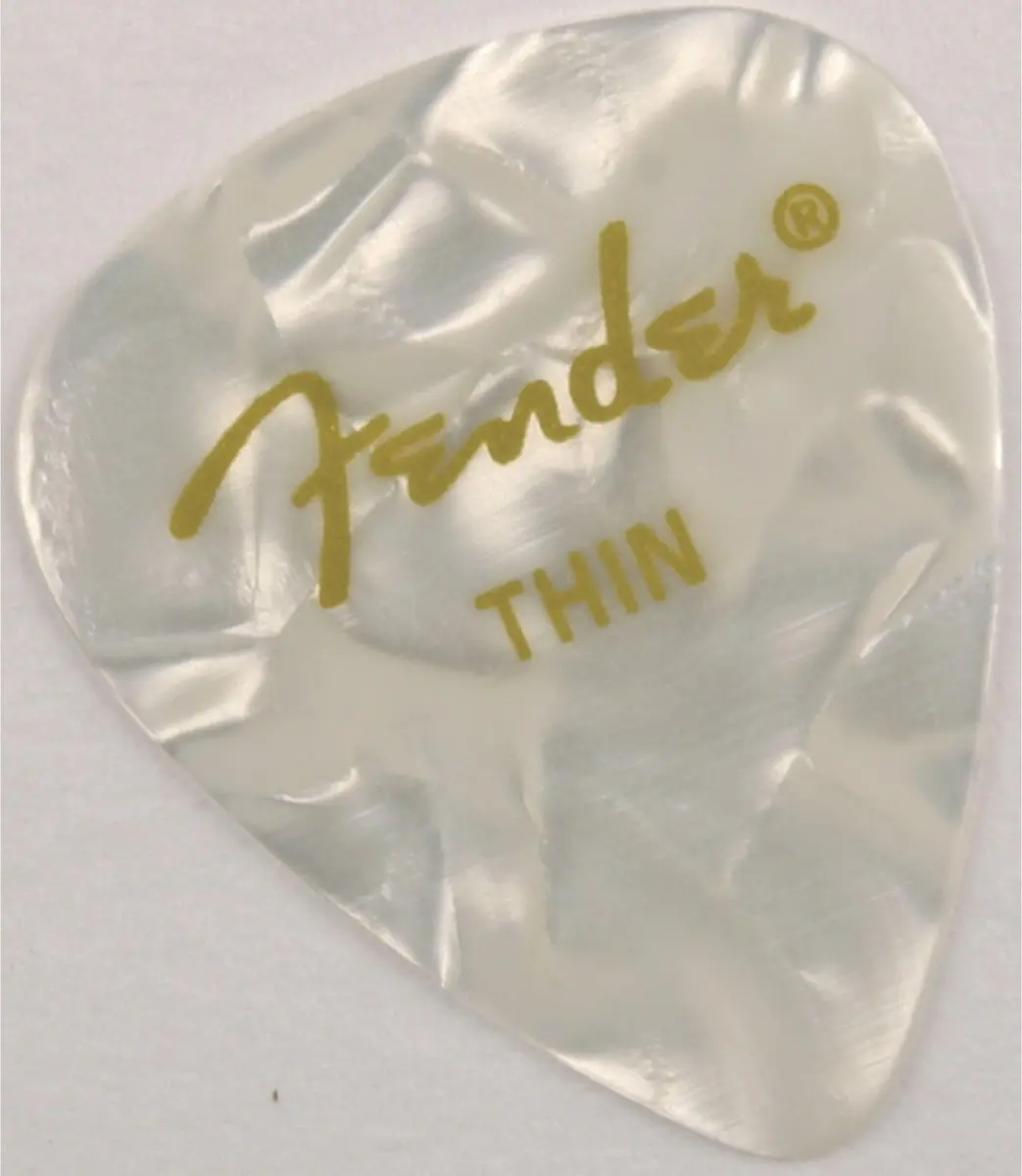 Fender 351 Moto Plectrumset - Wit - 12-delig