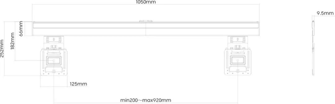 One For All WM6812 NO GAP TV-Beugel - 32-110" - 75kg - VESA 900 - Wit