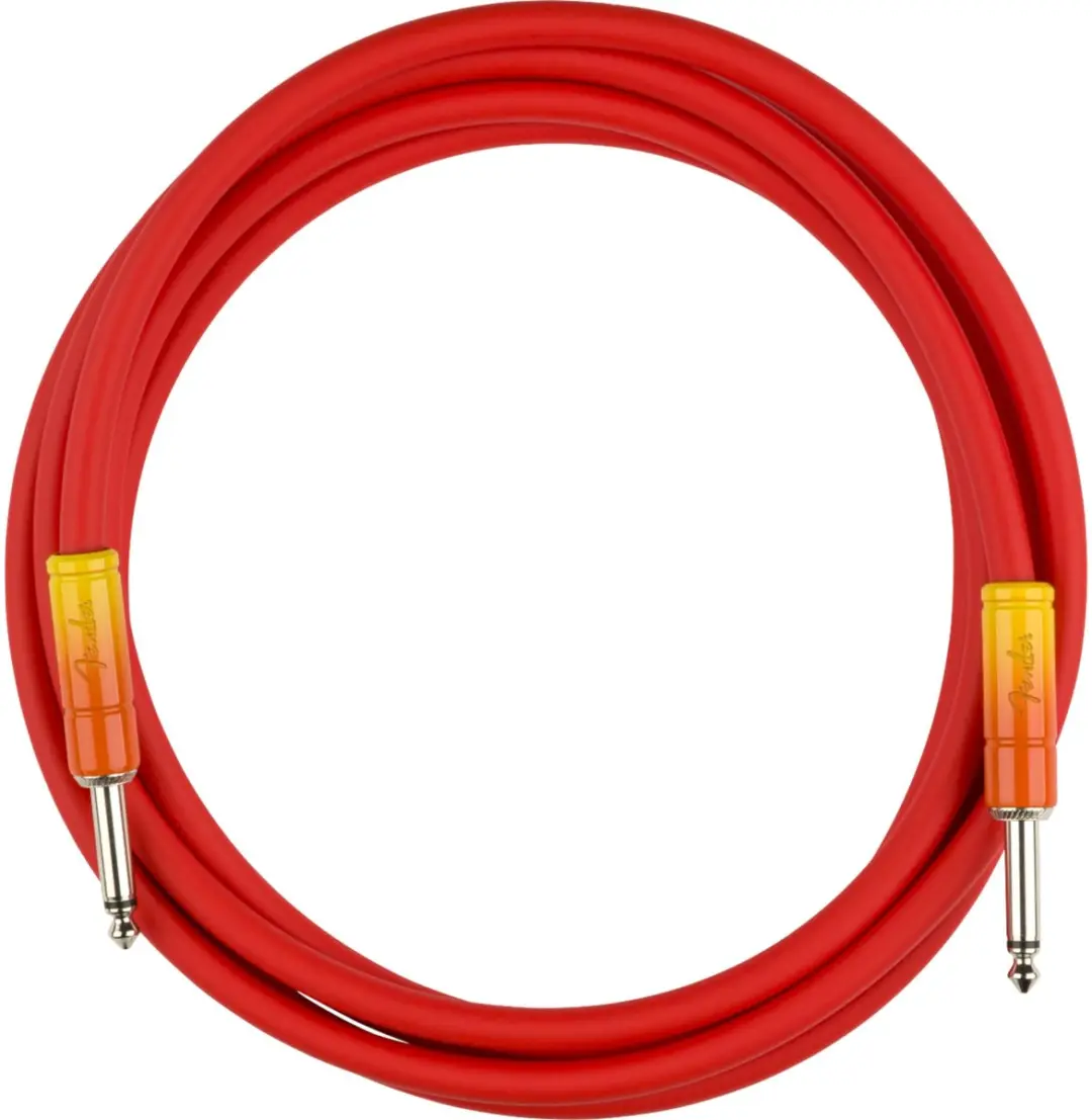 Fender Ombré Instrumentenkabel 3m - Zilver