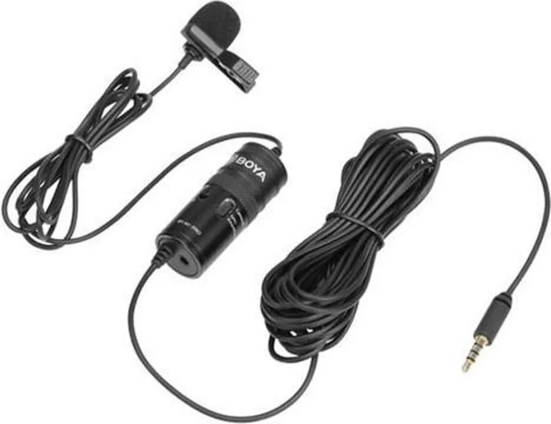 Boya BY-M1 PRO Lavalier Microfoon - Zwart - afbeelding 6 van 6
