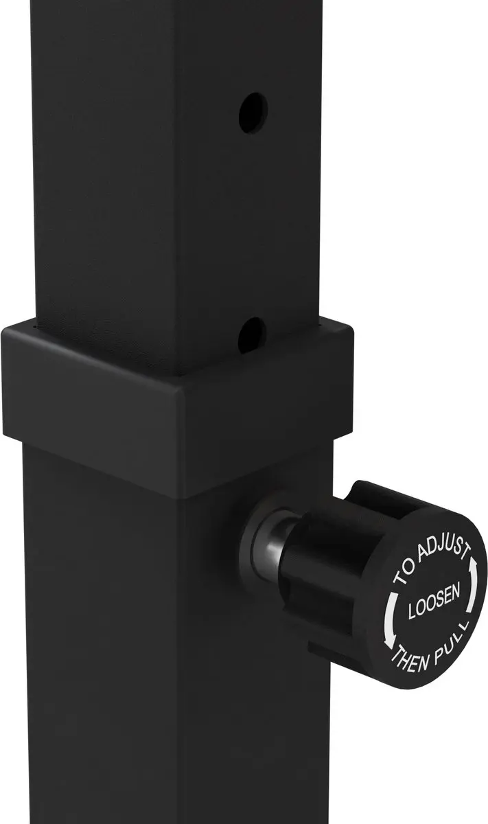 VirtuFit Spotter Catchers Halterstandaarden - 2 Stuks - Zwart