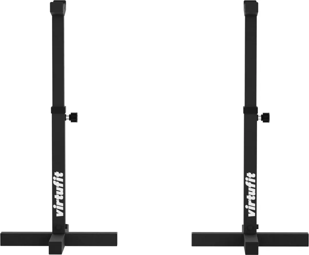 VirtuFit Spotter Catchers Halterstandaarden - 2 Stuks - Zwart