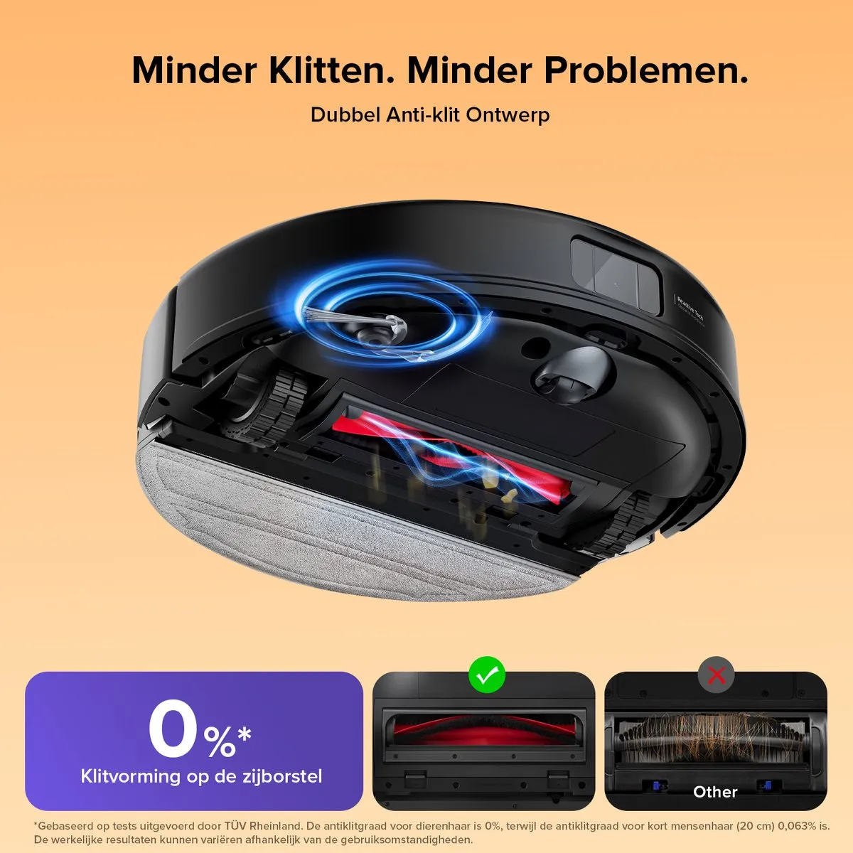 Roborock Q10 S5 Robotstofzuiger - 10.000 Pa - Zwart
