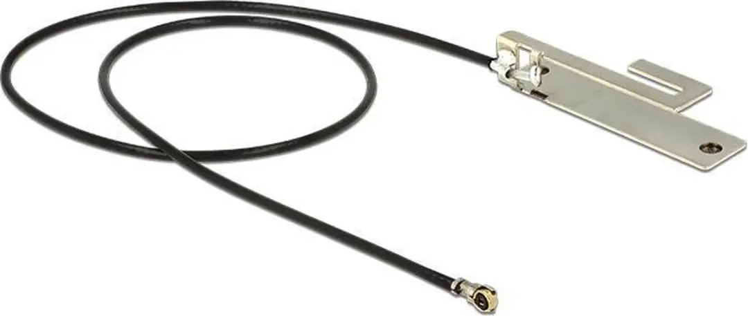 Delock WLAN Antenne I-PEX MHF4 3dBi 25cm - Zwart