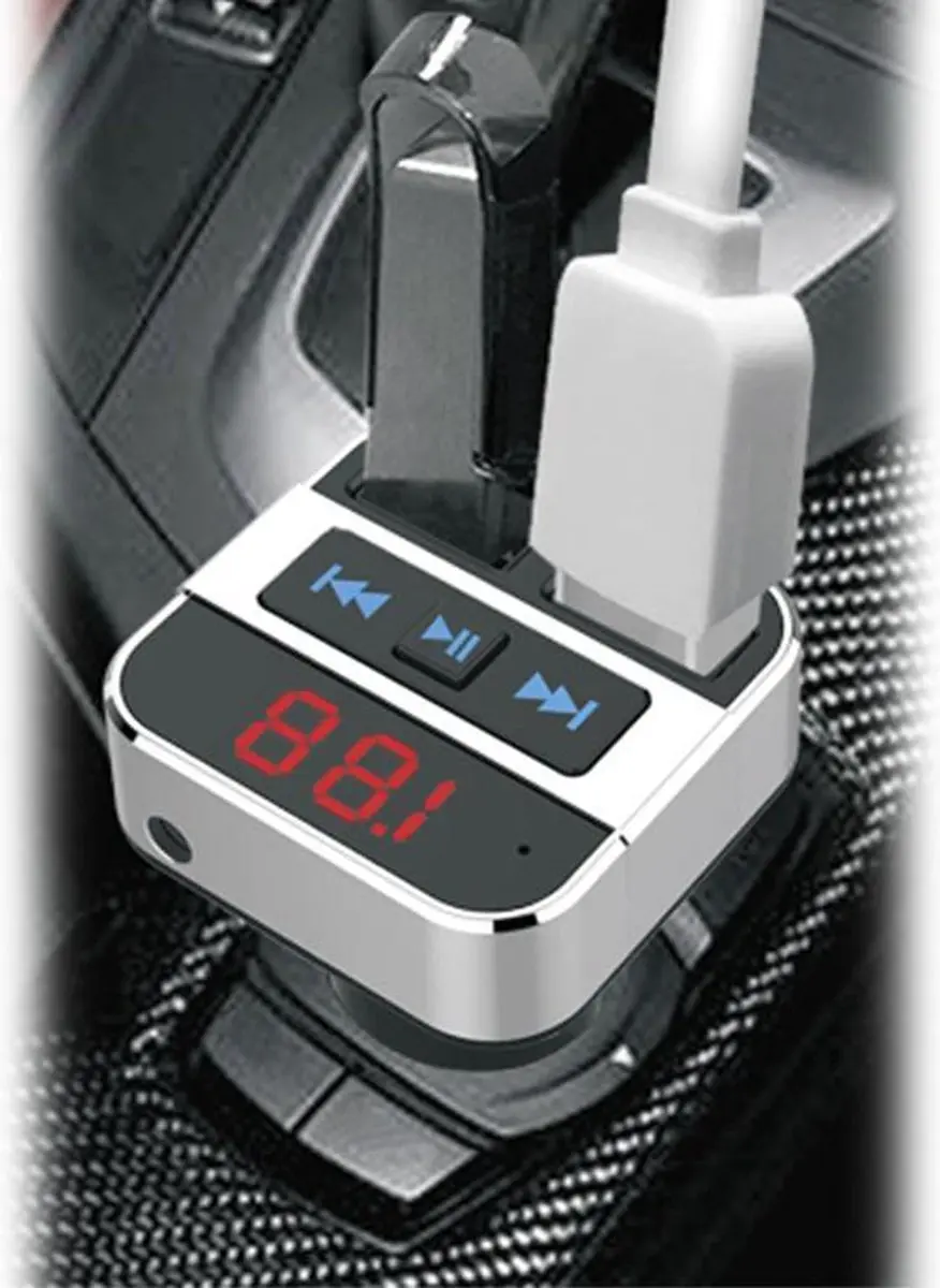 Caliber PMT406 FM-zender - 3 Outputs - Zwart/Zilver