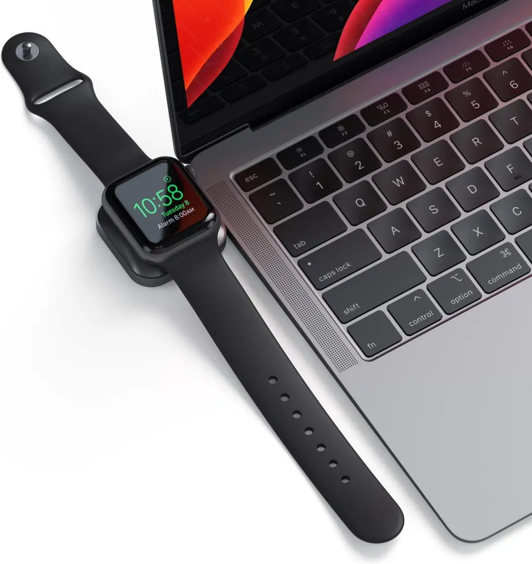 Satechi SA-ST-TCMCAWM USB-C Oplaaddock Apple Watch - Space Gray - afbeelding 6 van 6