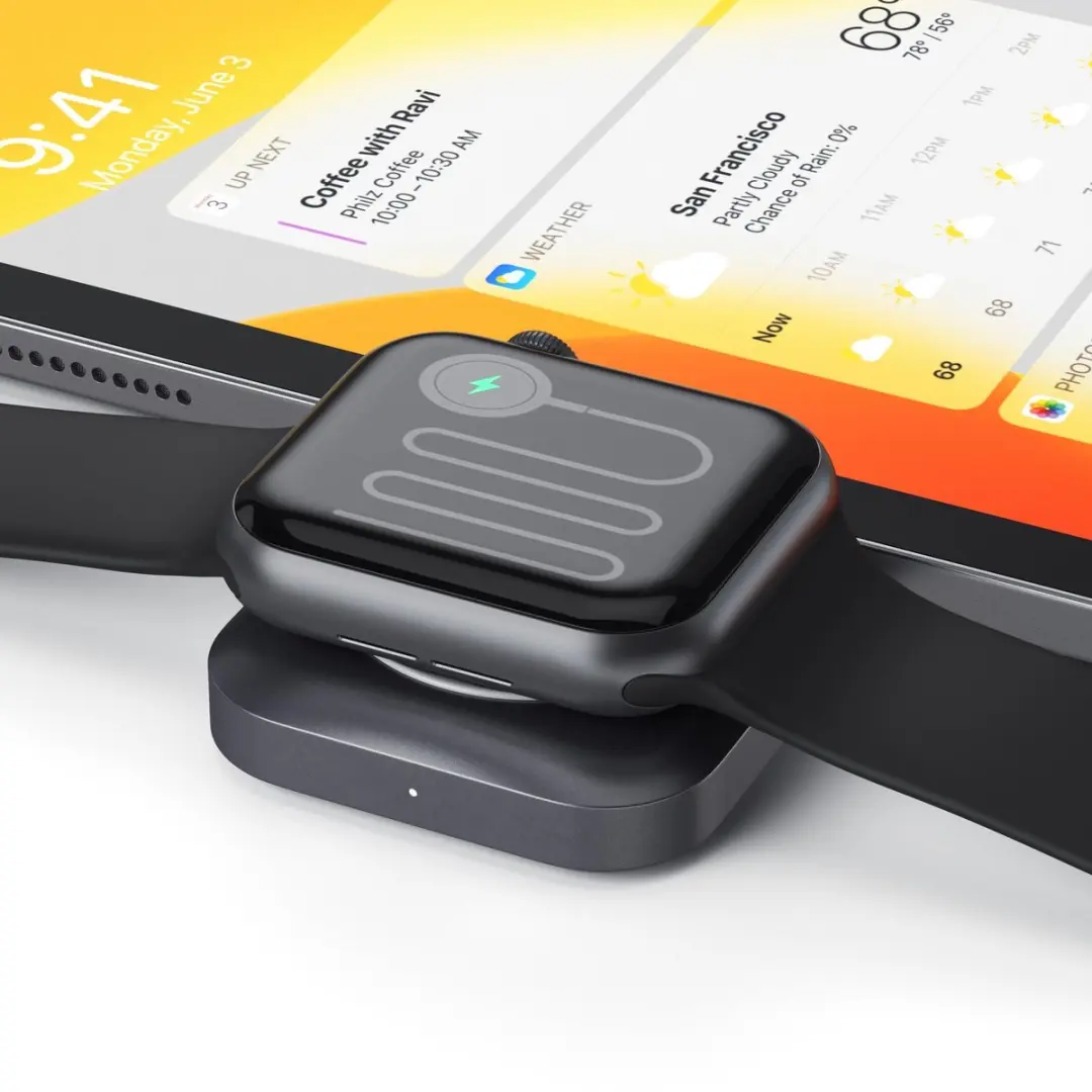 Satechi SA-ST-TCMCAWM USB-C Oplaaddock Apple Watch - Space Gray