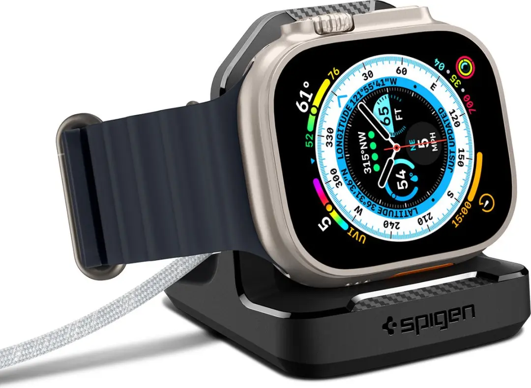 Spigen Rugged Armor AMP05764 Smartwatch Houder - Zwart