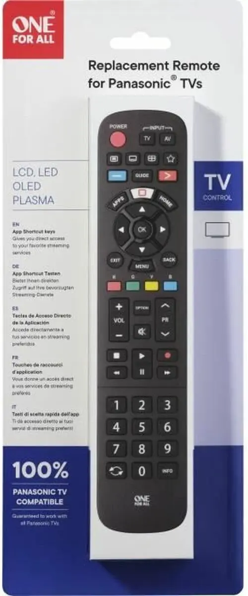 One For All URC4914 Vervangende Afstandsbediening - Panasonic