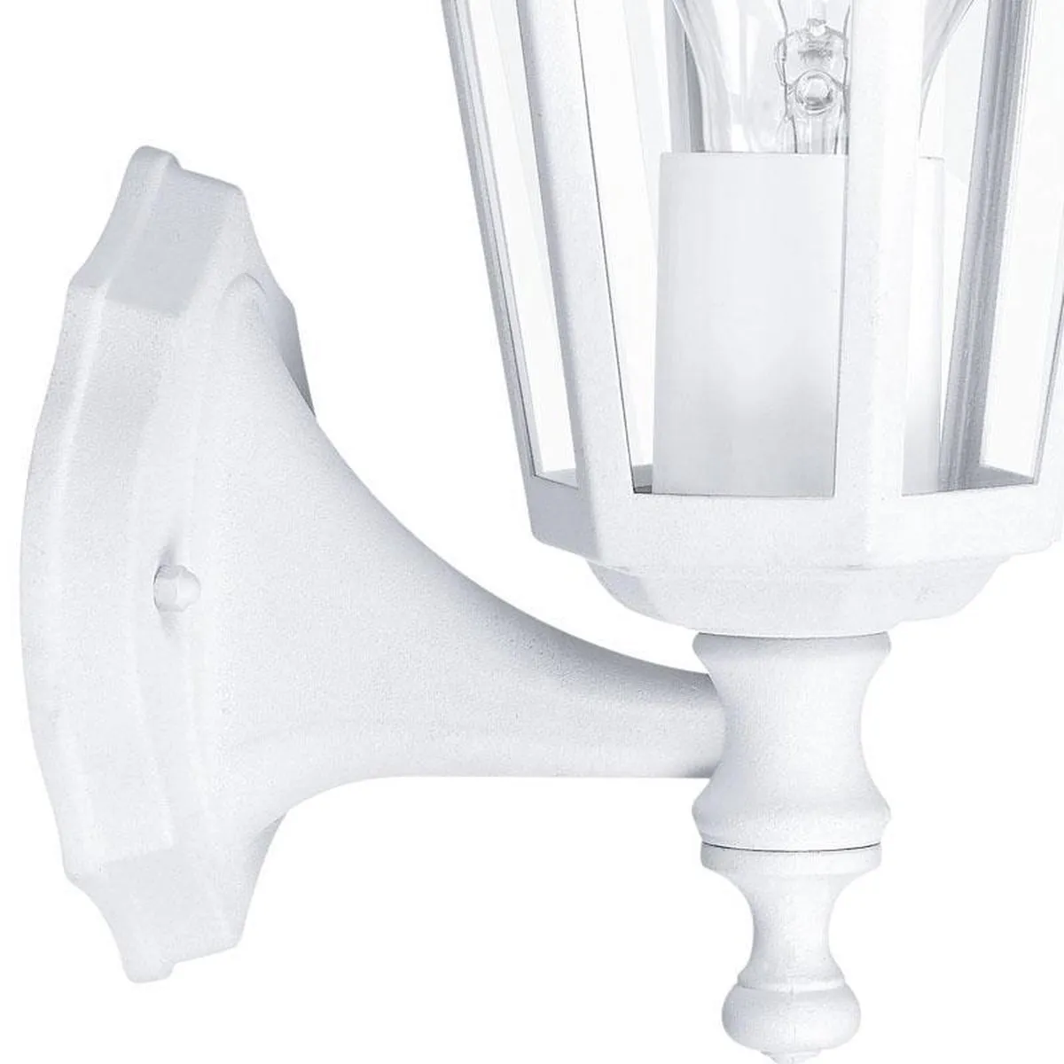 Eglo Laterna 4 Wandlamp Buiten E27 35cm - Wit