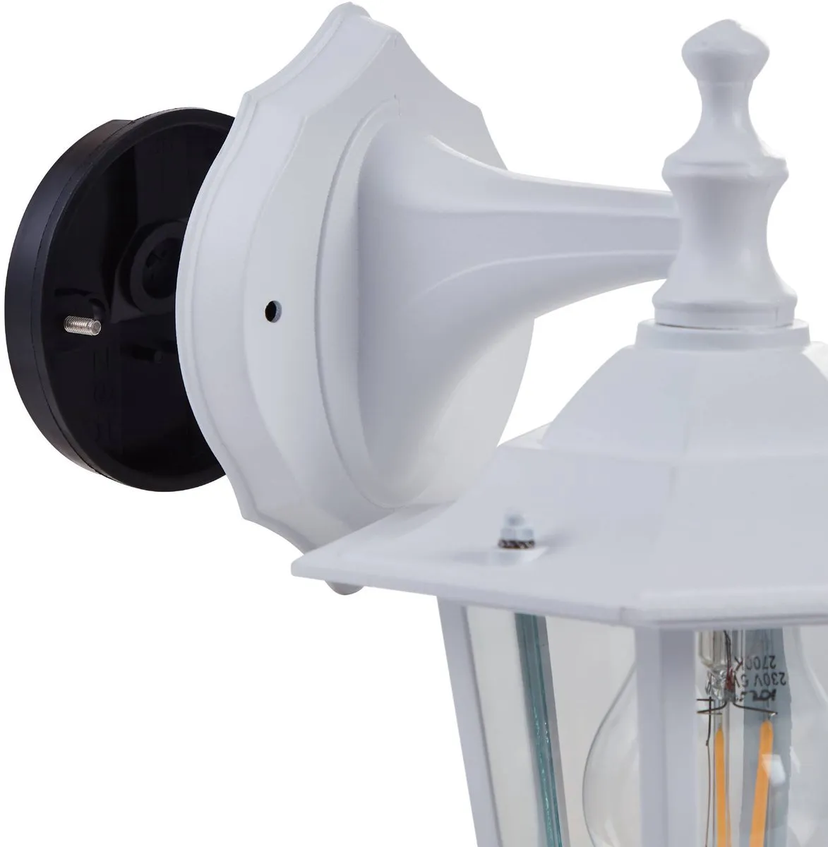 Eglo Laterna 4 Wandlamp Buiten E27 35cm - Wit