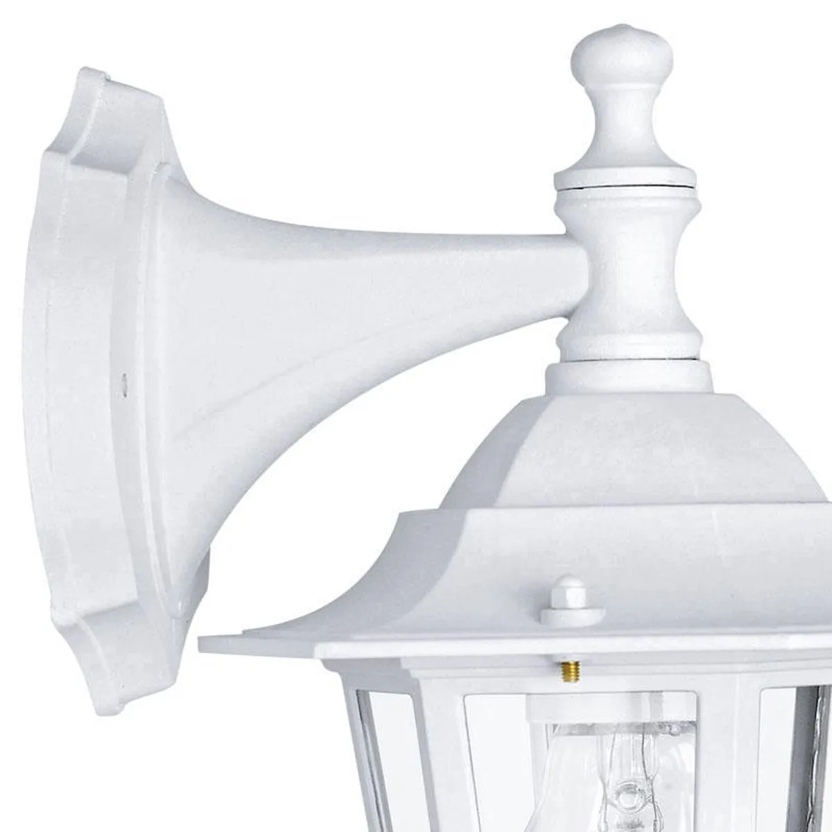 Eglo Laterna 4 Wandlamp Buiten E27 35cm - Wit