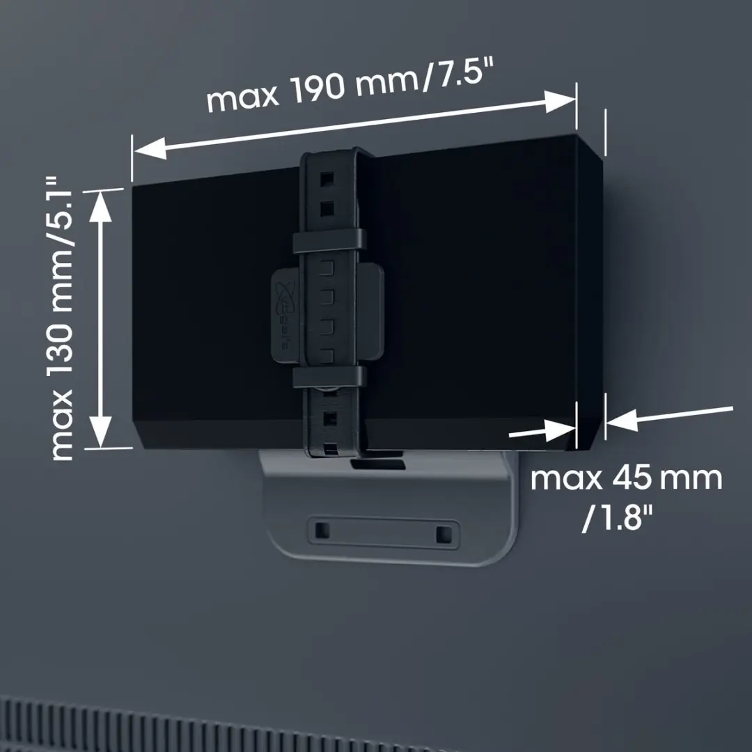 Vogel's TVA 6400 Mediaboxhouder - Zwart
