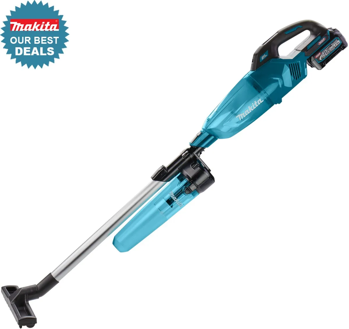 Makita CL001GATNL Steelstofzuiger 40VMax - Blauw
