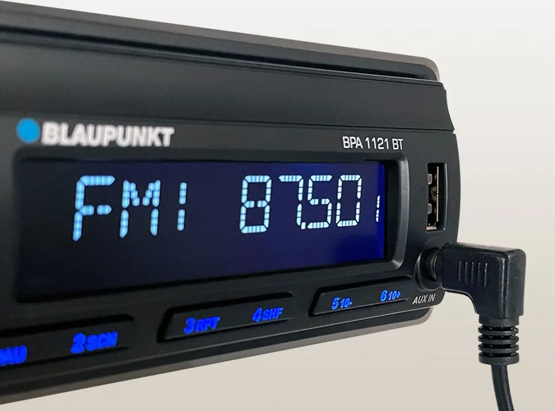 Blaupunkt BPA 1121 BT Autoradio - 1 Din - USB - Bluetooth - Zwart - afbeelding 2 van 6