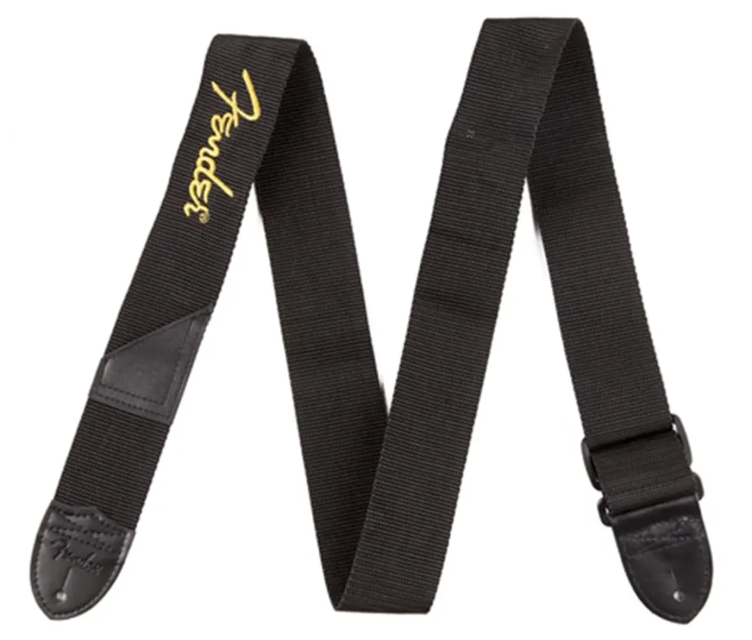Fender Gitaarband - 2" - Zwart