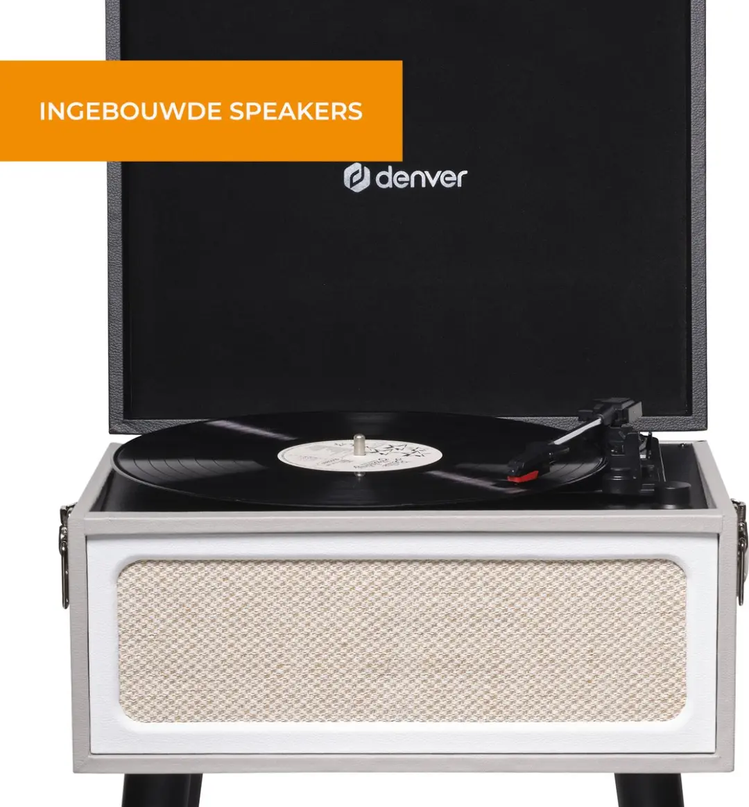 Denver VPR250 Platenspeler - Bluetooth - FM Radio - Zwart