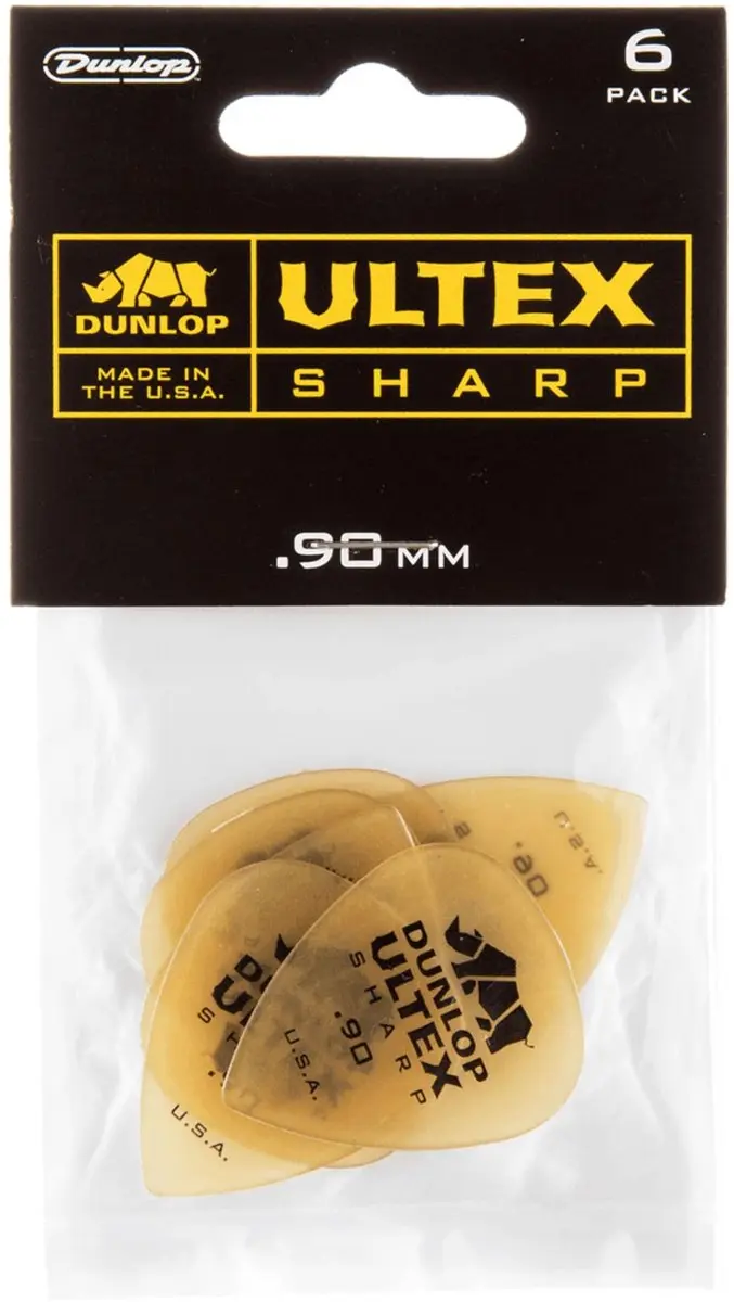 Dunlop Ultex Sharp Player's Pleks 0,90mm - 6 Stuks - Ivoor