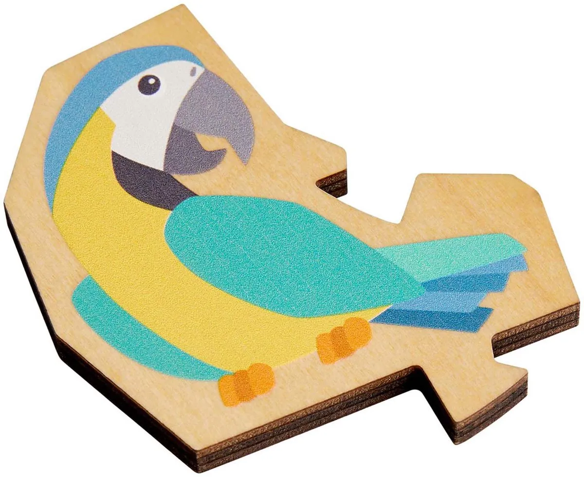 Haba Papegaai Puzzel 21-delig - 3+