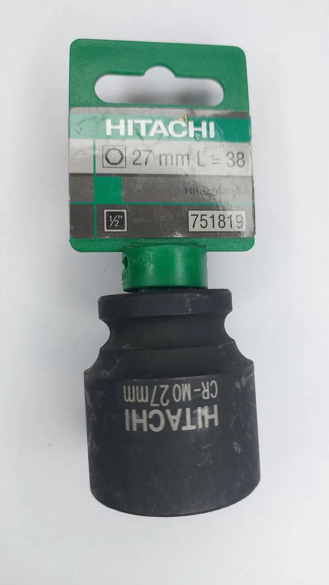 Hikoki Krachtdop SW 27mm - 1 Paar - Zwart