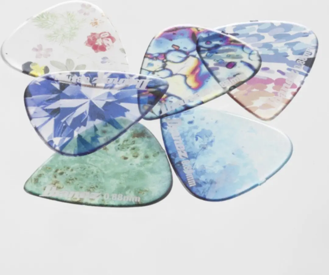 Ibanez PCP14MH Kaleido Short Teardrop Plectrumset - 6 Stuks - 0.88mm