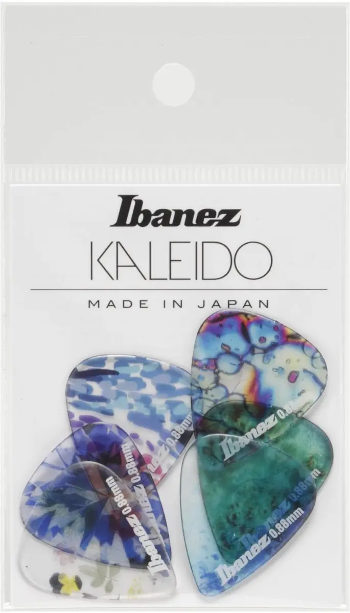 Ibanez PCP14MH Kaleido Short Teardrop Plectrumset - 6 Stuks - 0.88mm