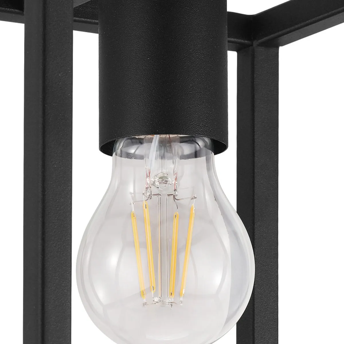 Eglo Eldrick Plafondlamp E27 - 20cm Zwart