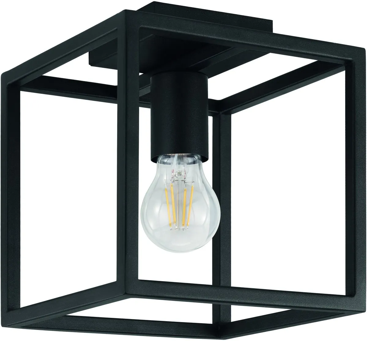 Eglo Eldrick Plafondlamp E27 - 20cm Zwart