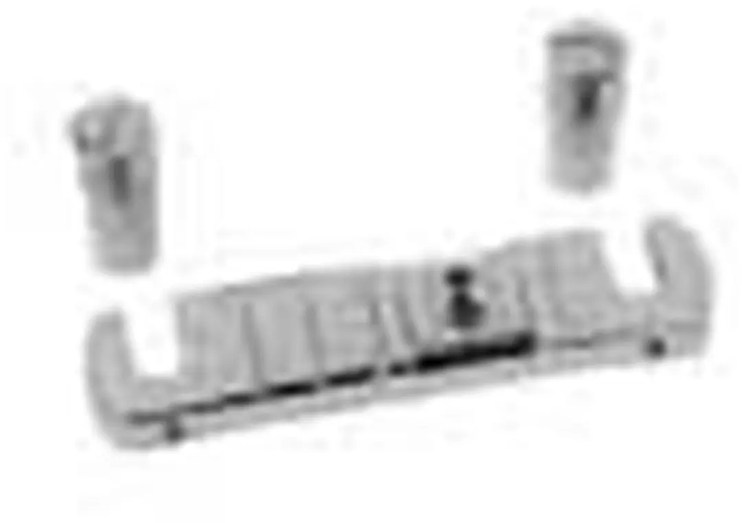 Wilkinson B-GTB-C Brug-Staartstuk Gitaar - Chroom