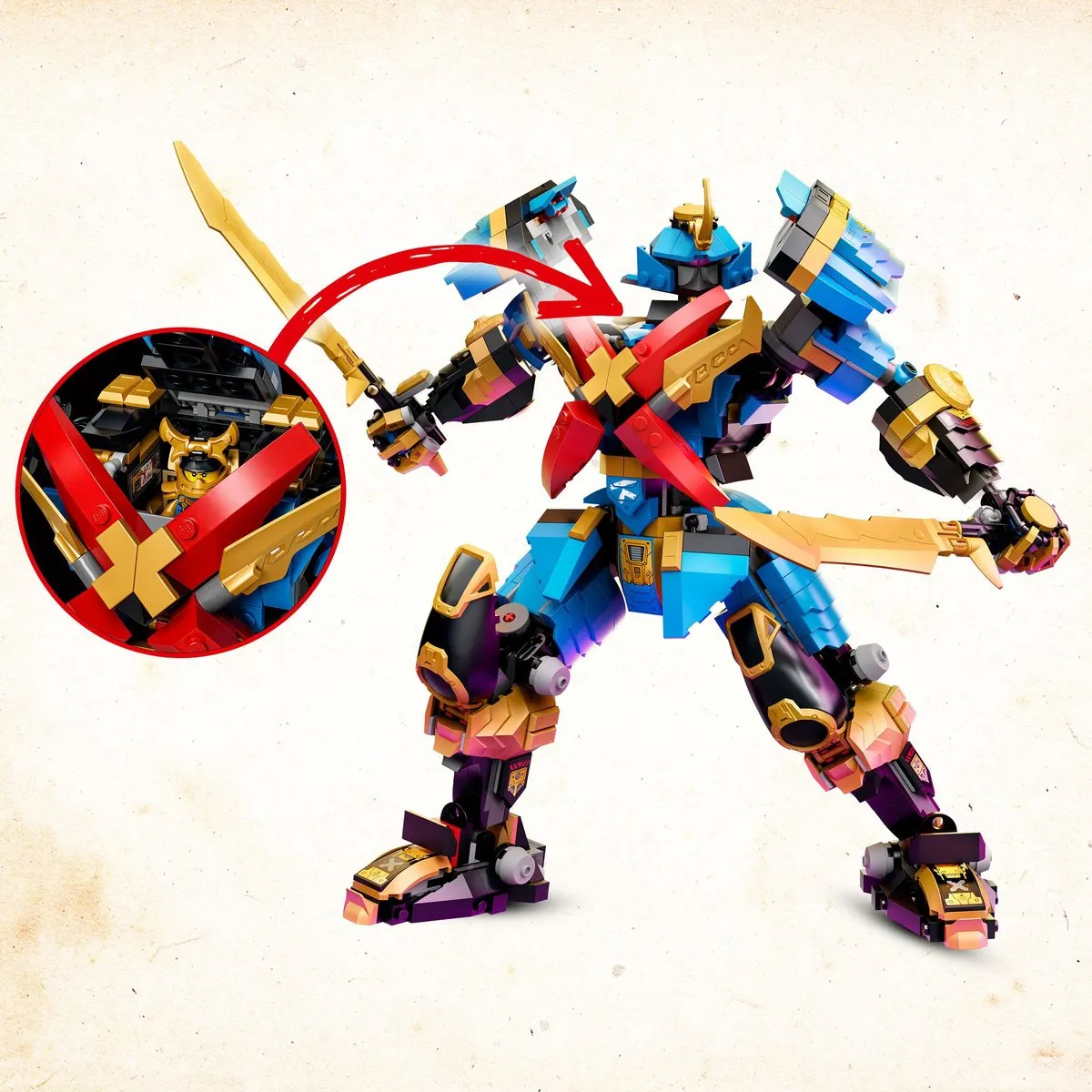 LEGO Ninjago Nya's Samoerai X MECH 71775 - Meerkleurig