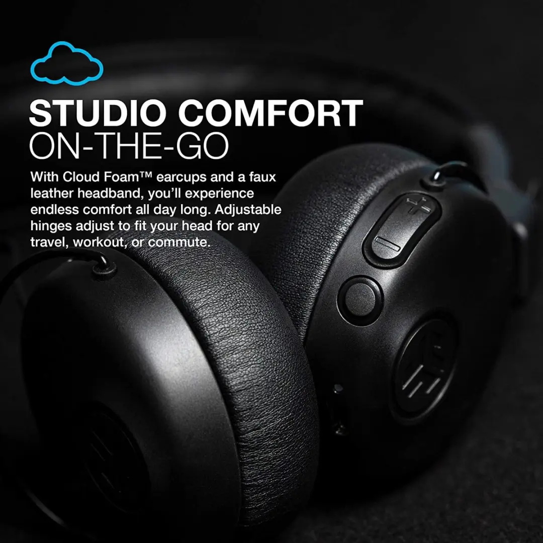 JLab Studio ANC 110040 Koptelefoon - 45 Uur - Noise Cancelling - Zwart