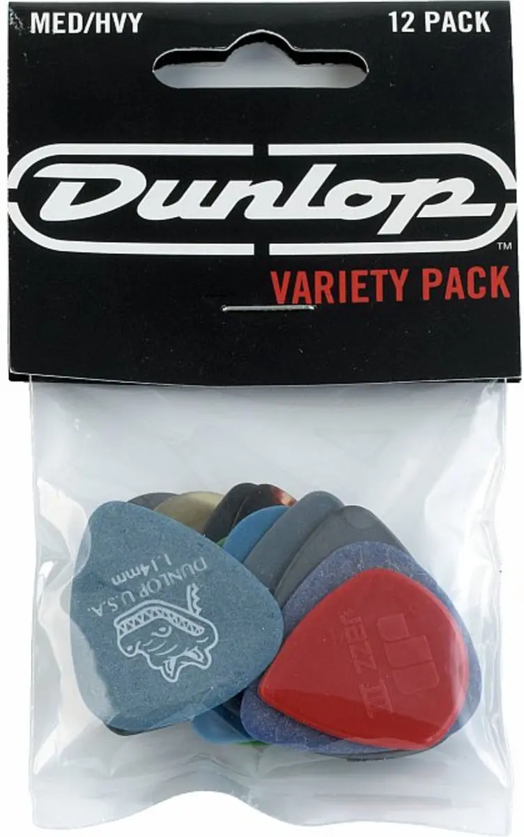 Dunlop Variety Pack Medium/Heavy Plectrums