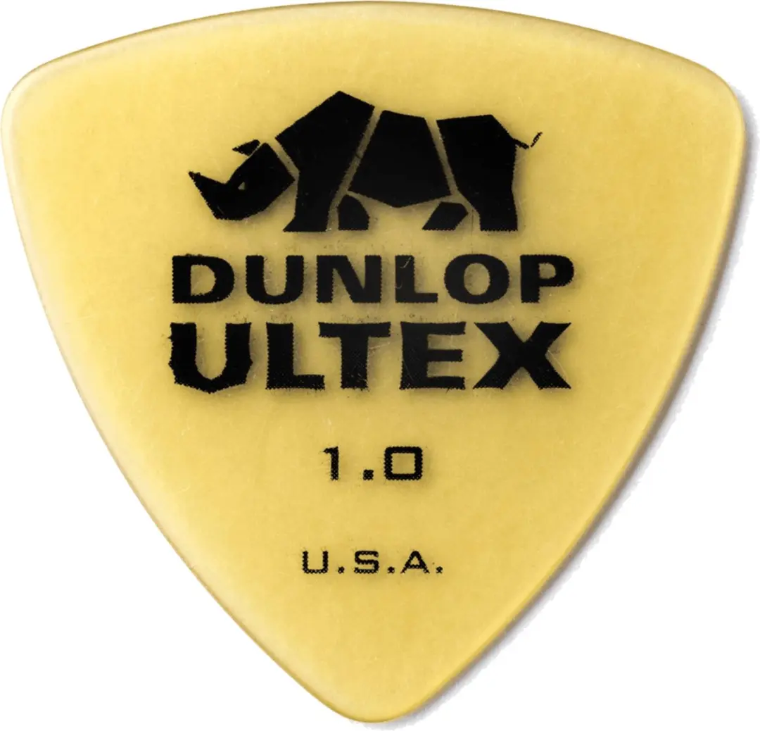 Dunlop Ultex Triangle Gitaarplectrum 1,00mm - Geel