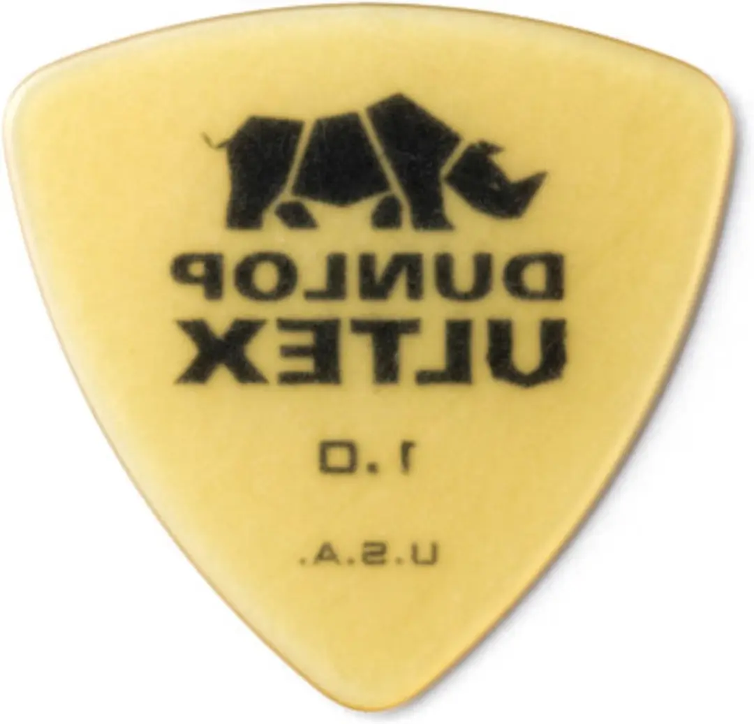 Dunlop Ultex Triangle Gitaarplectrum 1,00mm - Geel