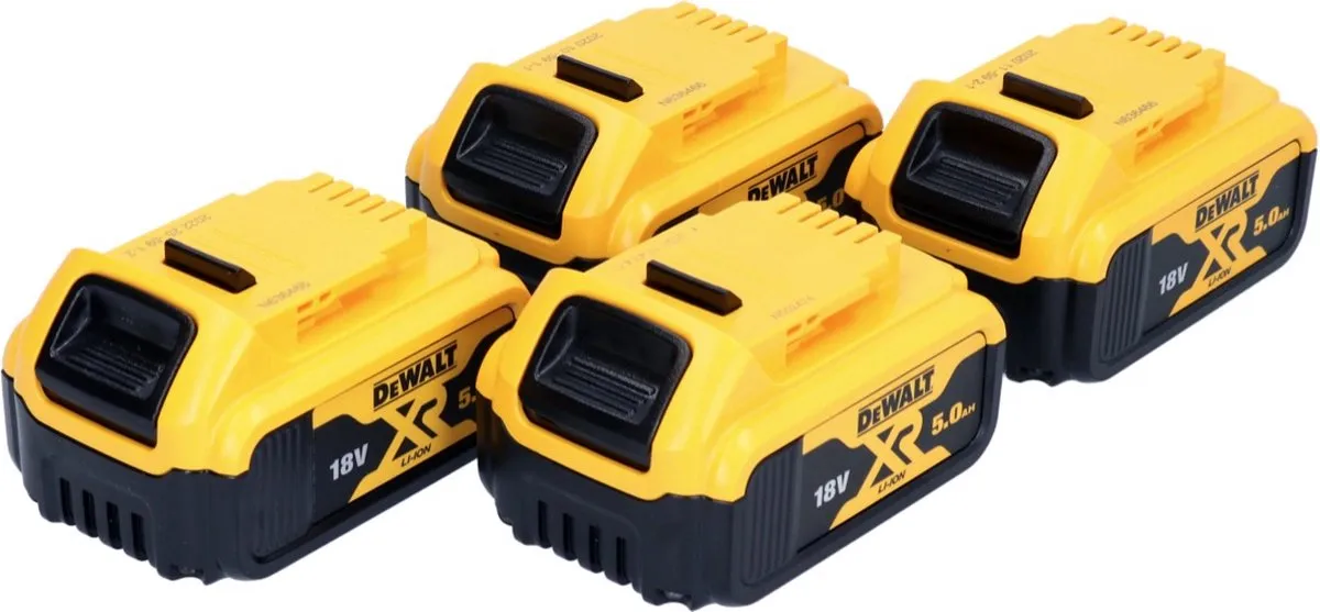 DeWalt DCB184 P4 Accupack 18V 5.0Ah - 4 Stuks