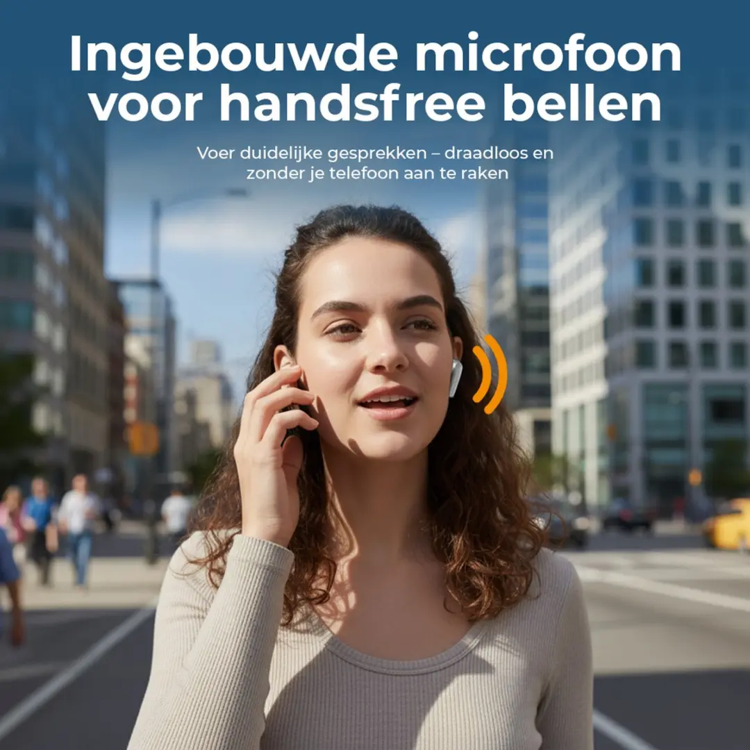 Denver TWE48 Oordopjes - Bluetooth 5.3 - 6 uur - Wit