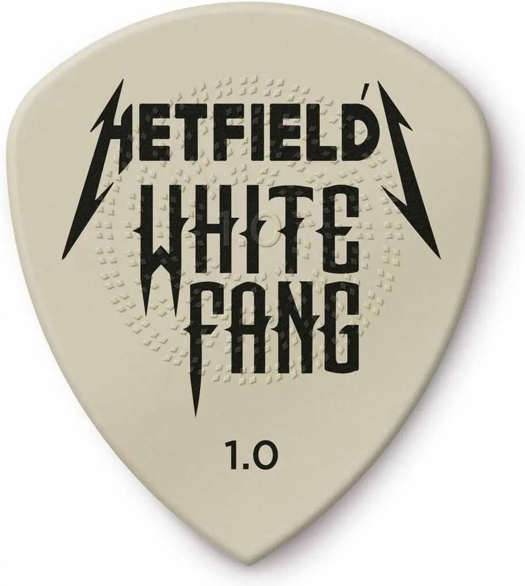 Dunlop James Hetfield Metallica White Fang Plectrum 1.00mm
