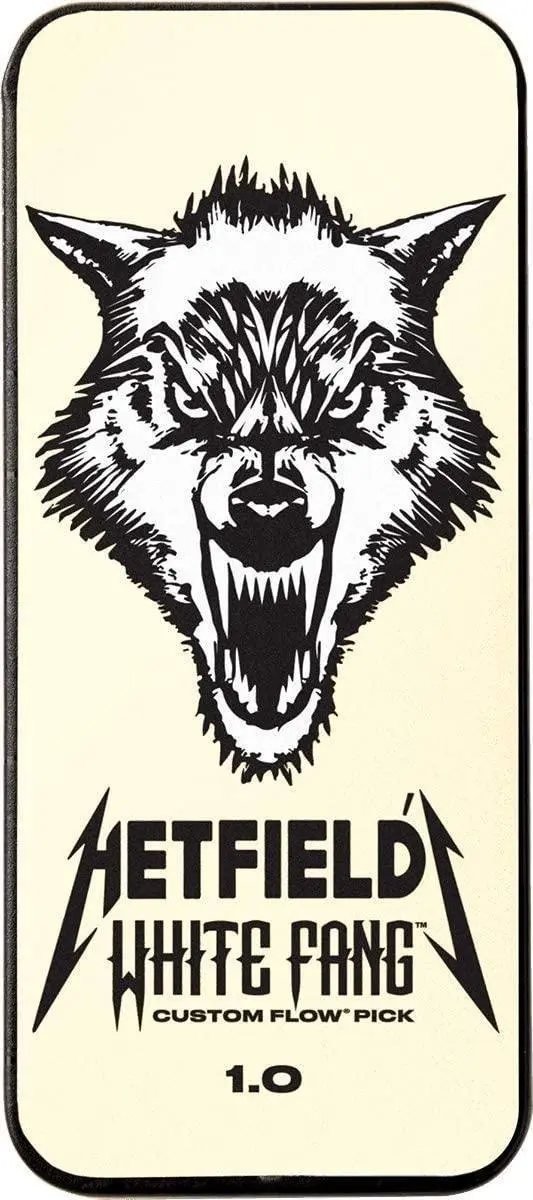 Dunlop James Hetfield Metallica White Fang Plectrum 1.00mm