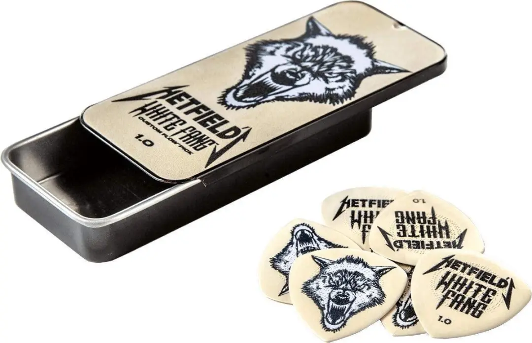 Dunlop James Hetfield Metallica White Fang Plectrum 1.00mm