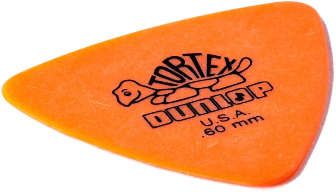 Dunlop Tortex Triangle 0.60mm Plectrum - 6 Stuks Oranje
