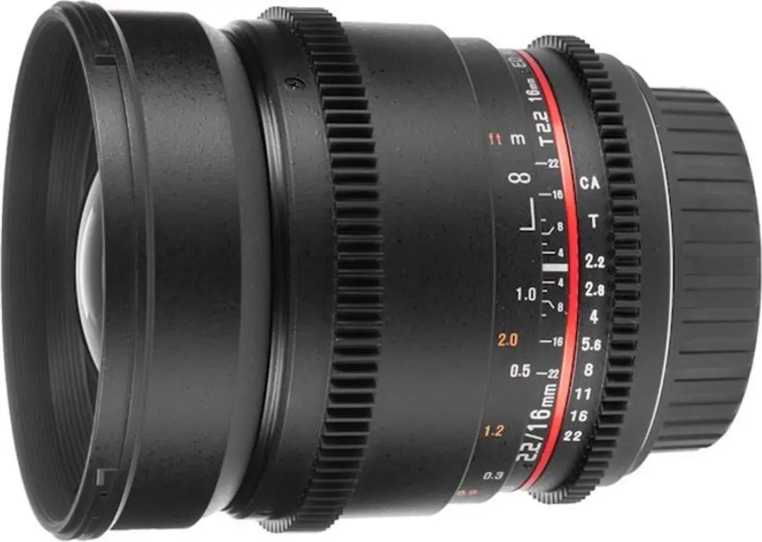 Samyang 16mm T2.2 ED AS UMC CS VDSLR Prime Lens - Canon
