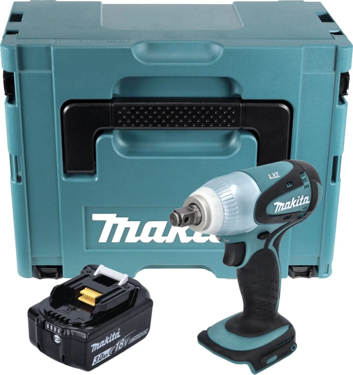 Makita DTW 251 F1J Slagmoersleutel 18V 230Nm - 1x 3.0Ah Accu