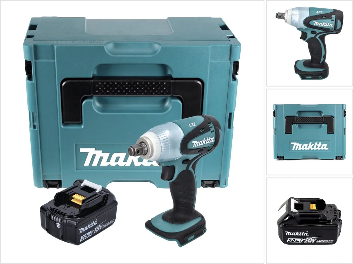Makita DTW 251 F1J Slagmoersleutel 18V 230Nm