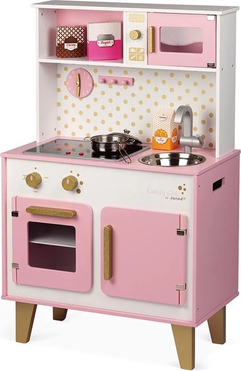 Janod Candy Chic Grote Speelkeuken Roze