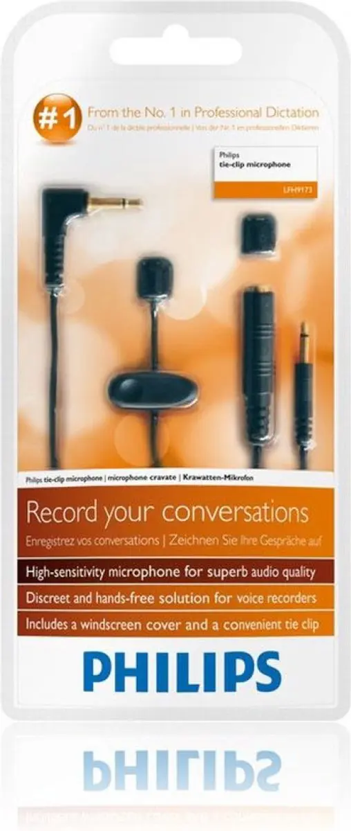 Philips Sound FH9173 Condensatormicrofoon - Zwart