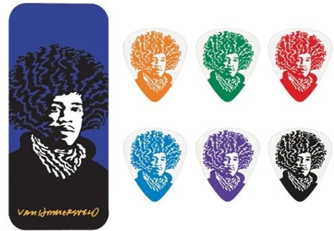 Dunlop Jimi Hendrix Plectrum John van Hamersveld