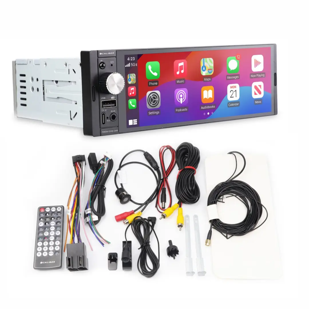 Caliber RMD941DAB-CMR Autoradio - 4x100W - Draadloos CarPlay - DAB - Zwart