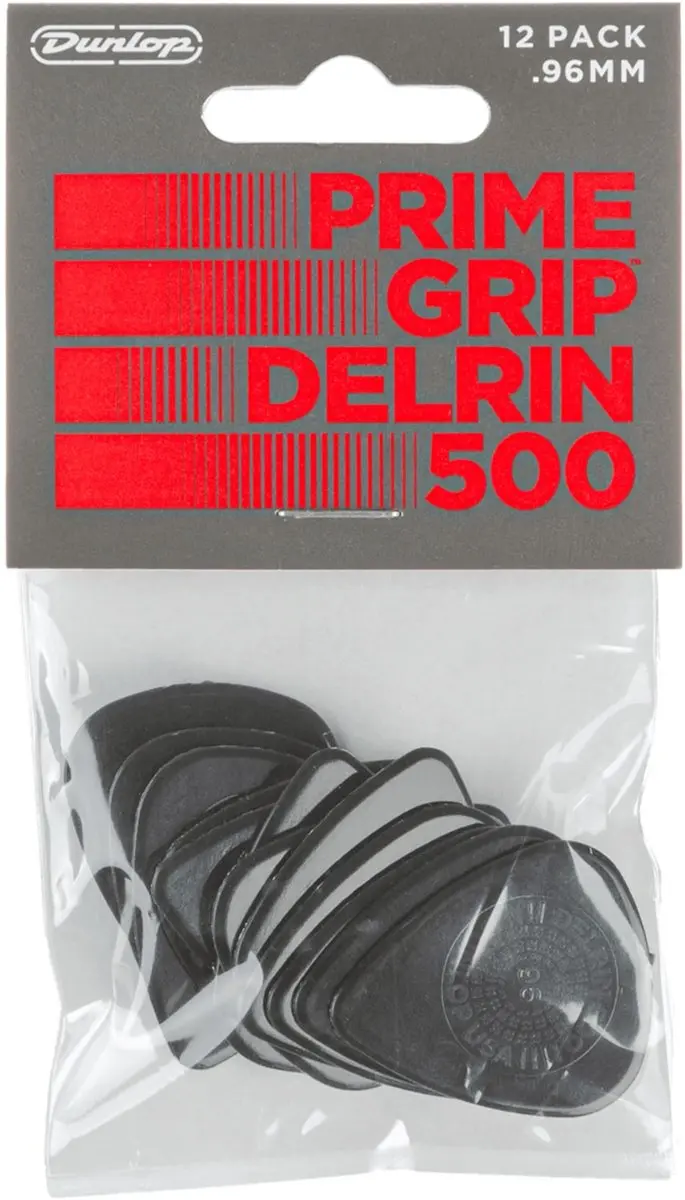 Dunlop 450P.96 Delrin Prime Grip Plectrumset 0,96mm